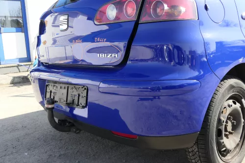 Seat Ibiza 6L Stoßstange Heckstoßstange hinten blau LS5G surfblue (155719)