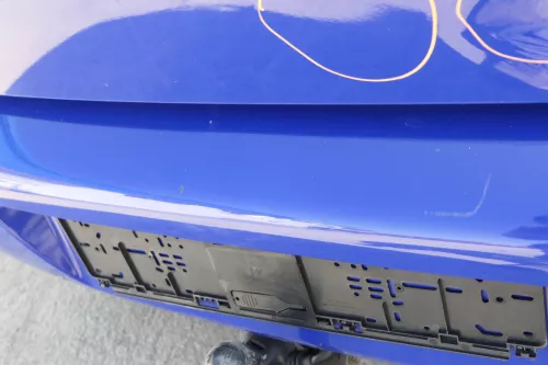 Seat Ibiza 6L Stoßstange Heckstoßstange hinten blau LS5G surfblue (155719)