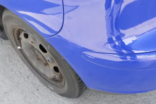 Seat Ibiza 6L Stoßstange Heckstoßstange hinten blau LS5G surfblue (155719)