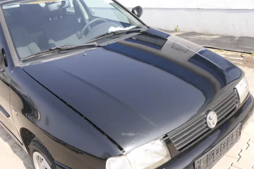 VW Caddy 9K Polo Variant 6Kv Kombi Motorhaube vorne schwarz L041 Klappe Haube (155744)