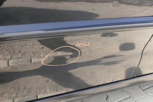 VW Polo Variant Kombi 6Kv oder Caddy 9Kv Tür vorne links schwarz L041 ohneAnbaut (155753)