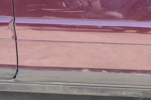 Audi A6 4A C4 Tür Türblatt vorne rechts Beifahrertür rot braun LZ3N ohneAnbautei (155804)