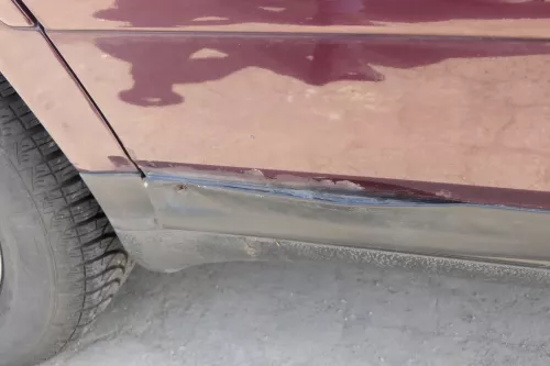 Audi A6 4A C4 Tür Türblatt hinten rechts braun rot LZ3N Limousine ohneAnbauteile (155805)