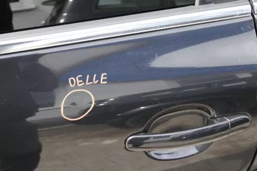 VW Passat 3B 3BG Limousine Tür hinten links mit Scheibe schwarz LC9Z blackmagic (155869)