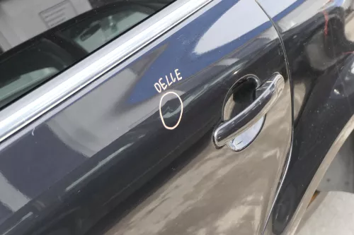 VW Passat 3B 3BG Limousine Tür hinten links mit Scheibe schwarz LC9Z blackmagic (155869)