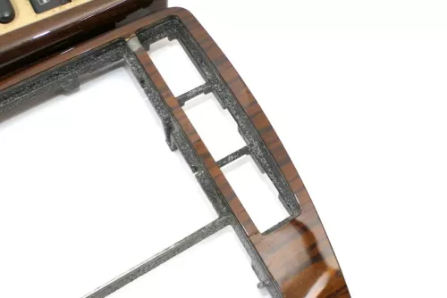 VW Passat 3B Mittelkonsole Verkleidung Optik Dekor Navi Holz zebrano br Türgriff (155882)