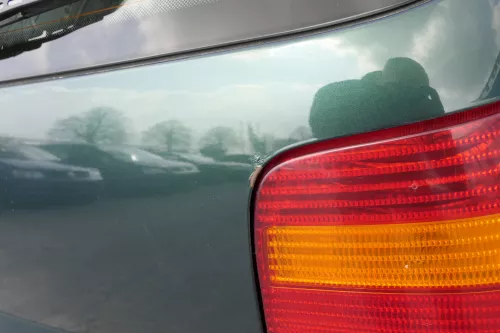 VW Golf 4 Limousine Heckklappe Kofferraumklappe Klappe hinten grün LC6M (155937)