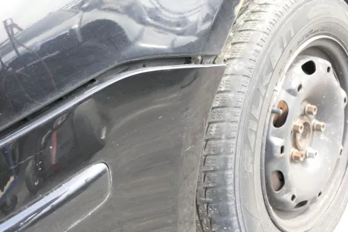 VW Polo 9N Stoßstange Frontstoßstange vorne schwarz L041 (155945)