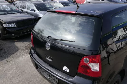 VW Polo 9N3 9N Heckklappe Kofferraumklappe Klappe schwarz L041 uni Heck (155950)