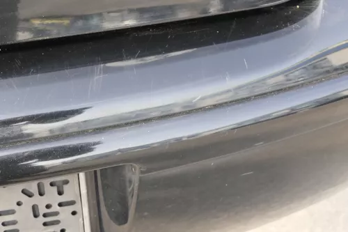 VW Polo 9N 9N3 Stoßstange Heckstoßstange hinten schwarz L041 uni black Spoiler (155951)