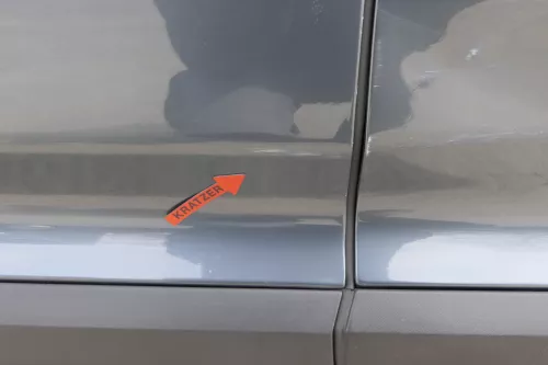 VW Touareg 7L Tür Fahrertür vorne links grau LD7U - ohne Anbauteile (156013)