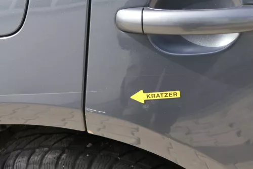 VW Touareg 7L Tür hinten rechts grau LD7U - ohne Anbauteile (156014)