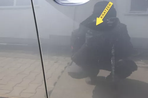 VW Touareg 7L Tür Beifahrertür vorne rechts grau LD7U - ohne Anbauteile (156015)