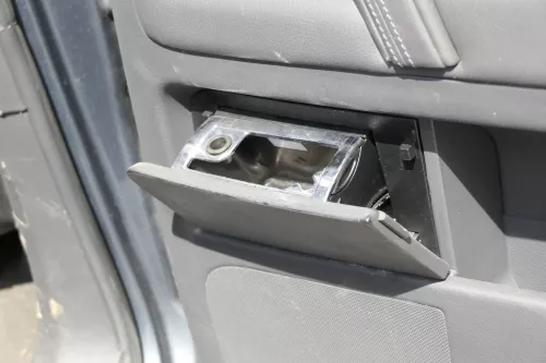 VW Touareg 7L Türverkleidung Verkleidung Tür Leder hinten rechts anthrazit NUQ (156028)