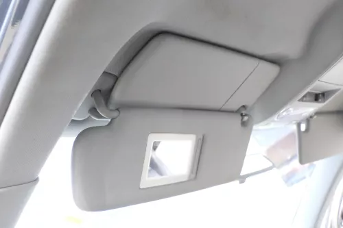 VW Touareg 7L Sonnenblenden Sonnenblende grau links 7L6857551AQ doppelt kristall