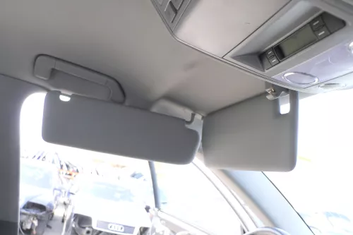 VW Touareg 7L Sonnenblenden Sonnenblende grau links 7L6857551AQ doppelt kristall (156041)