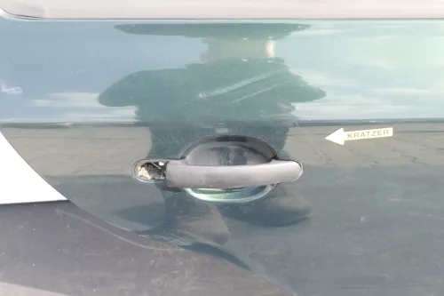 Skoda Octavia 1U Limousine Tür hinten rechts grün LF8C (156128)