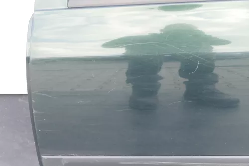 Skoda Octavia 1U Limousine Tür hinten links grün LF8C (156129)