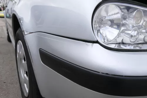 VW Golf 4 Stoßstange vorne Stoßfänger vorn silber LA7W reflexsilber - BILDER (156161)