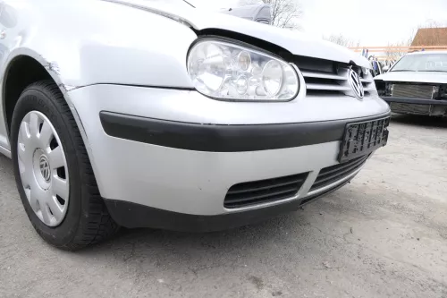 VW Golf 4 Stoßstange vorne Stoßfänger vorn silber LA7W reflexsilber - BILDER (156161)