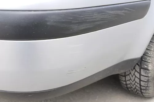 VW Golf 4 Kombi Avant Stoßstange hinten Heckstoßstange Stoßfänger silber LA7W (156169)