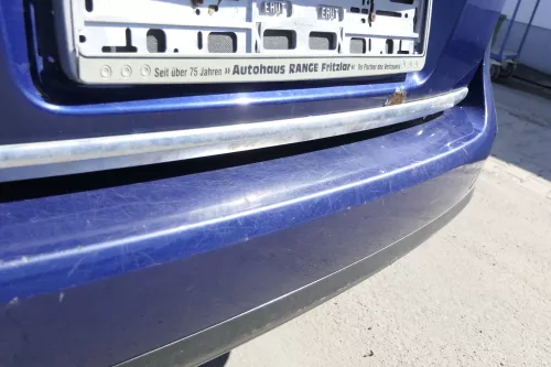 VW Passat 3C Kombi Stoßstange hinten Heckstoßstange Stoßfänger blau LC5E (156249)