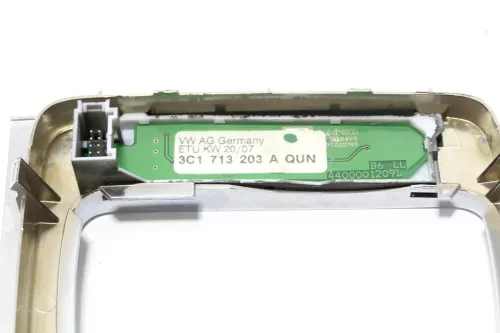 VW Passat 3C Schaltknauf Automatik Abdeckung Schaltabdeckung chrom (156374)