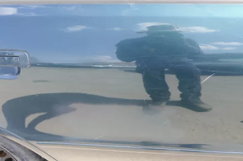 Audi A4 B5 Tür Türblatt hinten rechts grün LZ6U Kombi Limo (156429)