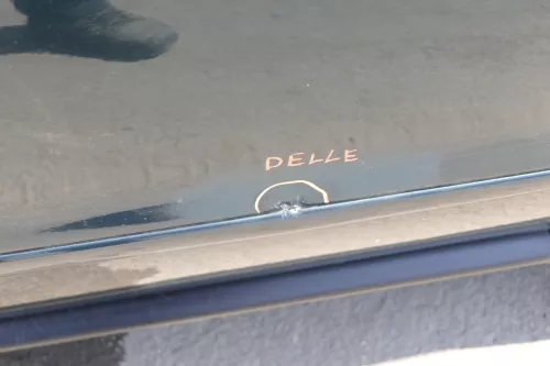 Audi A4 B5 Tür nur Türblatt vorn rechts Beifahrertür grün LZ6U Kombi Limo (156430)