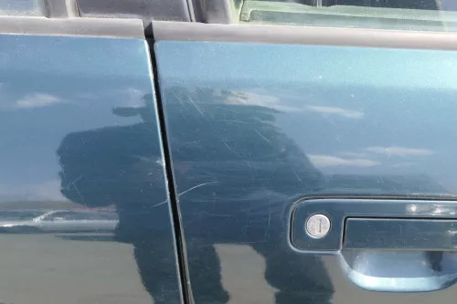 Audi A4 B5 Tür nur Türblatt vorn rechts Beifahrertür grün LZ6U Kombi Limo (156430)