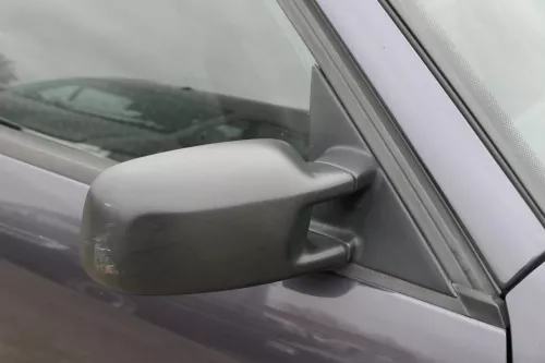 VW Passat 3A 35i elektrischer Spiegel Außenspiegel rechts + Glas schwarz matt (156507)