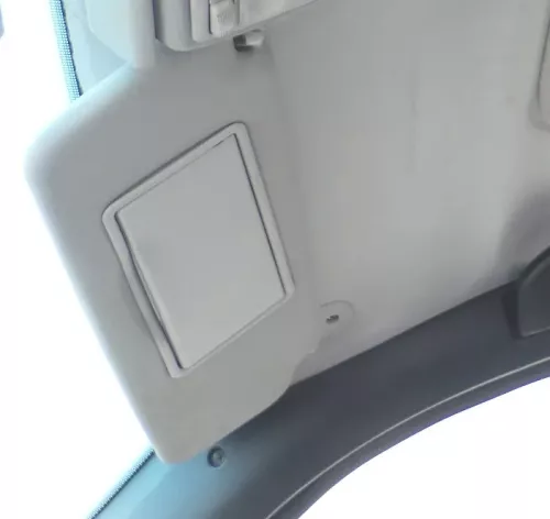 VW Passat 3B 3A 35i Sonnenblende rechts grau beleuchtet grau