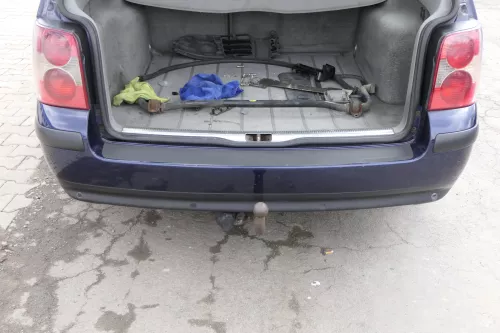 VW Passat 3BG Kombi Stoßstange hinten Heckstoßstange Stoßfäng blau LB5N indigo (156568)