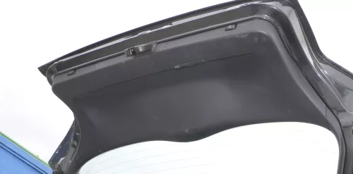Audi A3 8L Abdeckung Verkleidung Kofferraum hinten Heckklappe Deckel schwarz (156916)