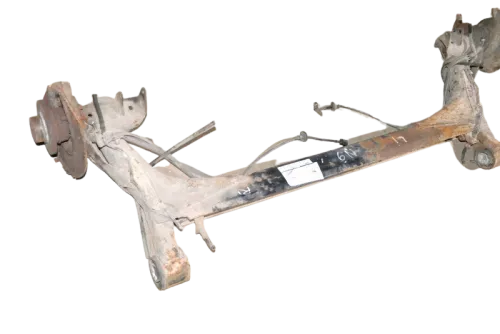 VW Polo 6N2 Achse hinten Hinterachse Achsträger ABS Scheibenbremse Scheibe (156987)