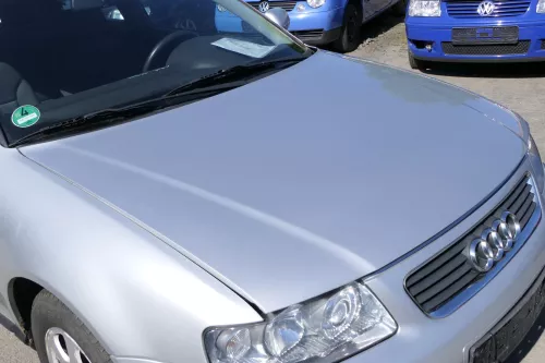 Audi A3 8L Motorhaube Frontklappe Haube silber LY7W grau auch für Facelift (156995)