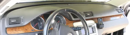 VW Passat 3C Mittelkonsole Verkleidung Abdeckung Tacho Dekor nur Holz Nuss