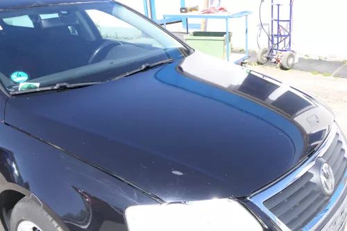 VW Passat 3C Motorhaube Klappe vorne vorn Haube schwarz LC9X deepblack optisch (157031)