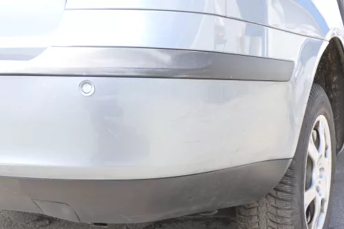 Skoda Octavia 1Z Combi Stoßstange hinten Heckstoßstange grau silber LF7U PDC (157062)