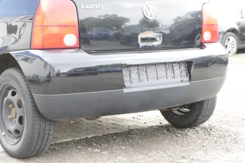 VW Lupo Stoßstange hinten Heckstoßstange Stoßfänger schwarz L041 (157176)
