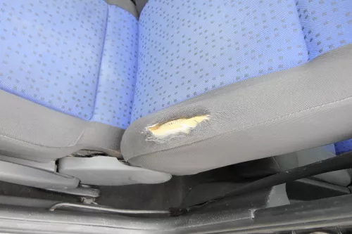 Seat Arosa Lupo Sitz vorne links Fahrersitz Höhenverstellung dunkel blau (157180)