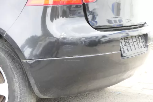 VW Golf 5 1K Limousine Stoßstange hinten Heckstoßstange schwarz LC9Z blackmagic (157190)