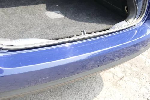 VW Passat 3C Kombi Stoßstange hinten Heckstoßstange Stoßfänger blau LA5E (157197)