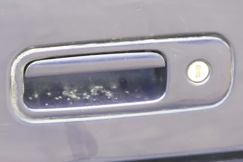 VW Polo 6N2 Heckklappe Klappe hinten Kofferraumklappe blau LB5N-ohne Anbauteil (157249)