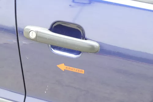 VW Polo 6N 6N2 Tür vorne rechts Beifahrertür 4/5-Türer blau LB5N ohneAnbauteile (157253)