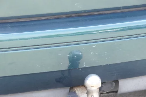 VW Golf 3 1H 1E Cabrio Limousine Stoßstange hinten Heckstoßstange grün LC6P (157264)