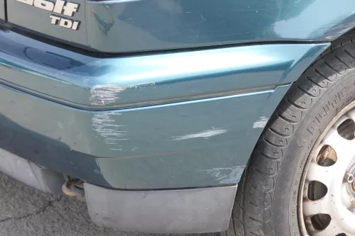 VW Golf 3 1H 1E Cabrio Limousine Stoßstange hinten Heckstoßstange grün LC6P (157264)