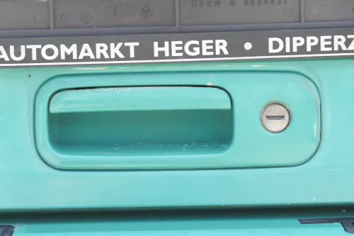 Polo 6N Golf 4 6N2 Lupo Griff Heckkklappe Heckklappengriff grün LD6D Öffner