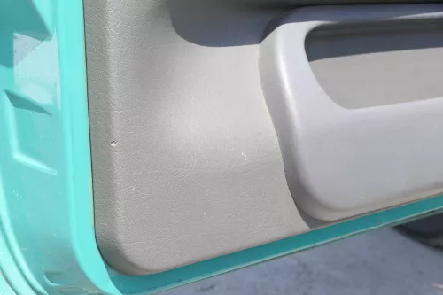 VW Polo 6N Türverkleidung Verkleidung Tür vorne links 2/3-Türer grau (157303)