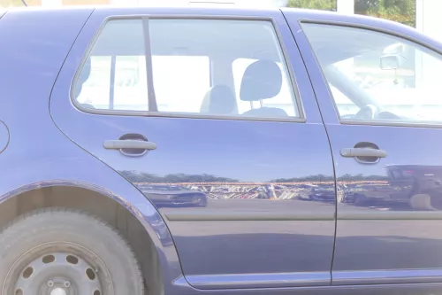 VW Golf 4 Limousine Tür hinten rechts blau LB5N indigoblau (KEINkombi)